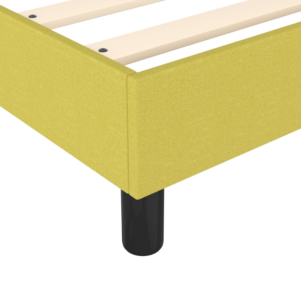 Boxspringframe stof groen 200x200 cm - Griffin Retail