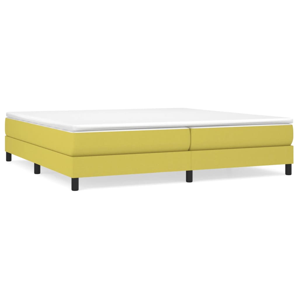 Boxspringframe stof groen 200x200 cm - Griffin Retail