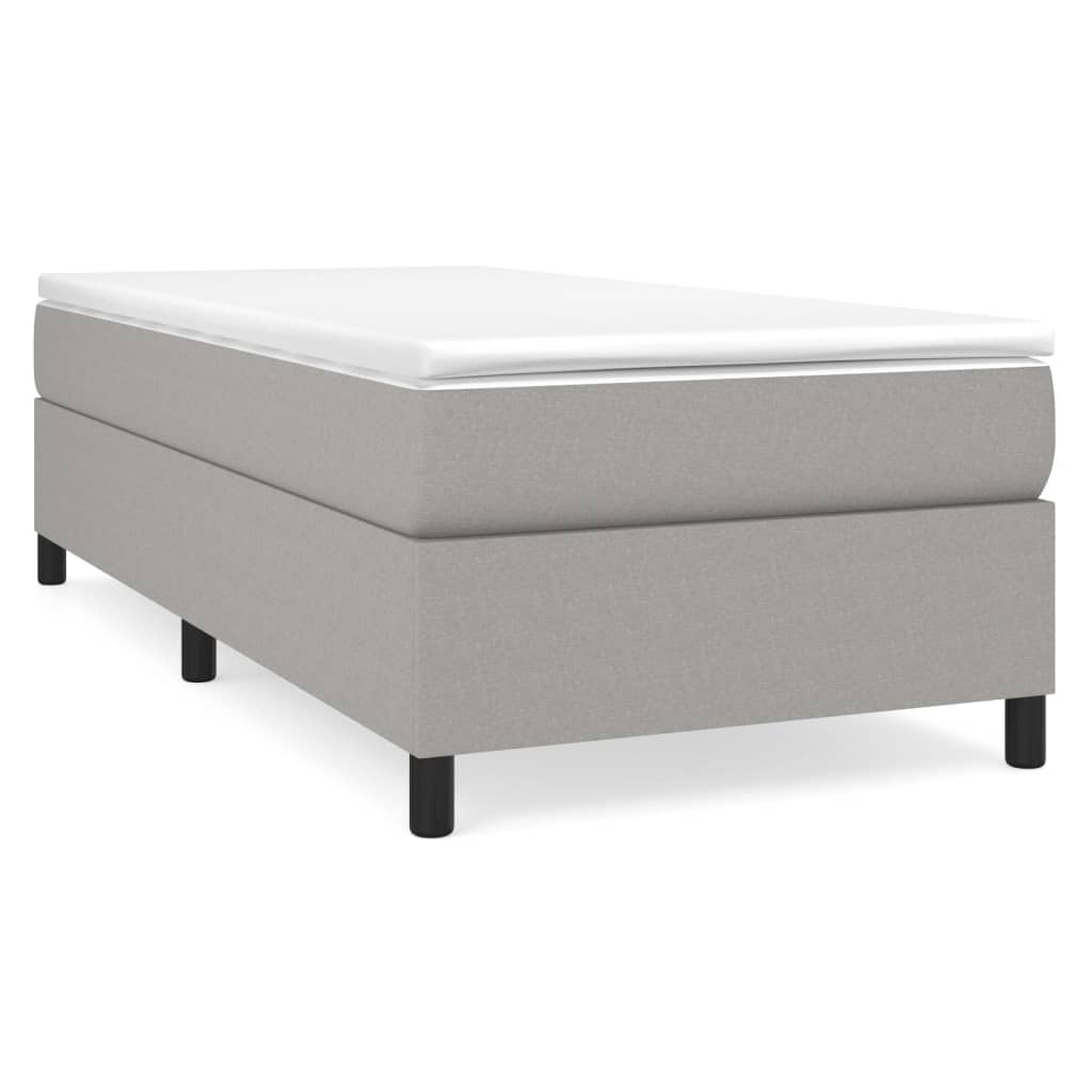 Boxspringframe stof lichtgrijs 100x200 cm - Griffin Retail