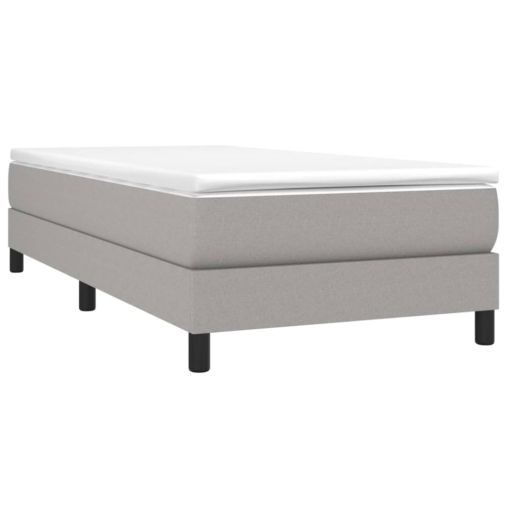 Boxspringframe stof lichtgrijs 100x200 cm - Griffin Retail