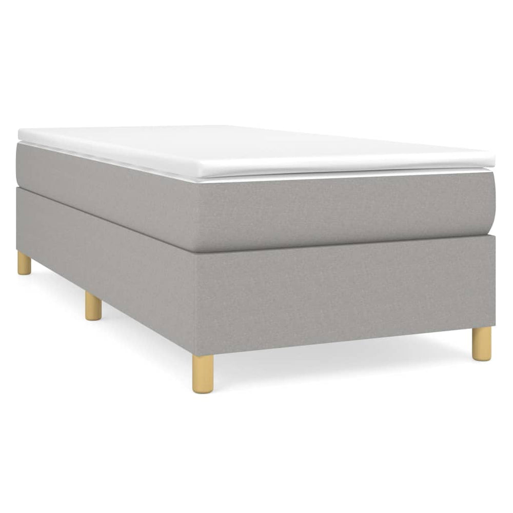 Boxspringframe stof lichtgrijs 100x200 cm - Griffin Retail