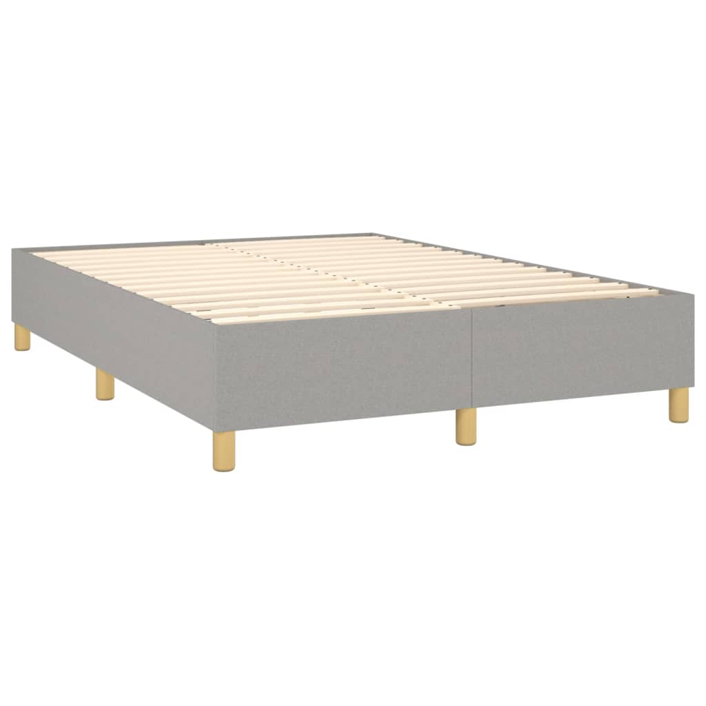 Boxspringframe stof lichtgrijs 140x190 cm - Griffin Retail