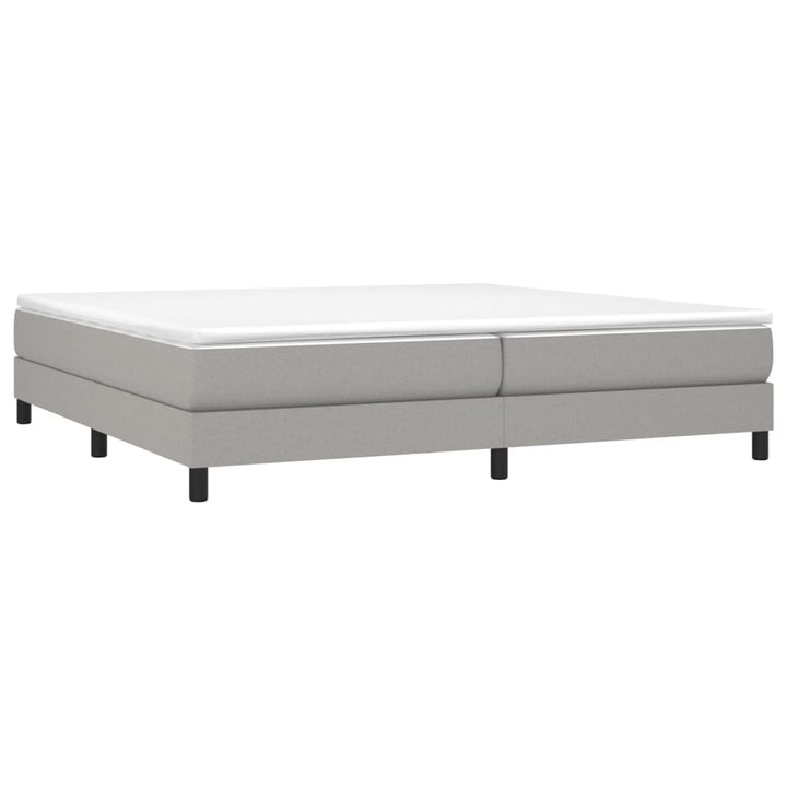 Boxspringframe stof lichtgrijs 200x200 cm - Griffin Retail