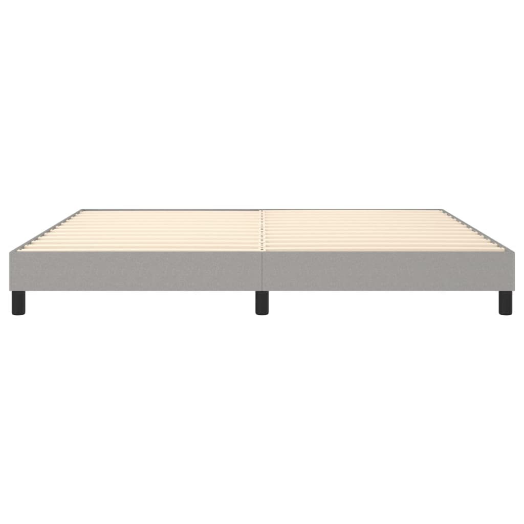 Boxspringframe stof lichtgrijs 200x200 cm - Griffin Retail