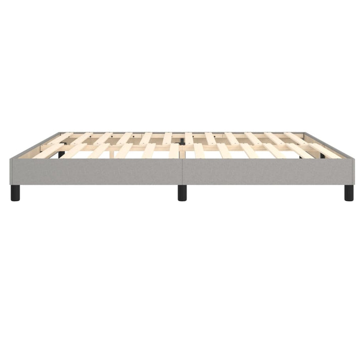 Boxspringframe stof lichtgrijs 200x200 cm - Griffin Retail