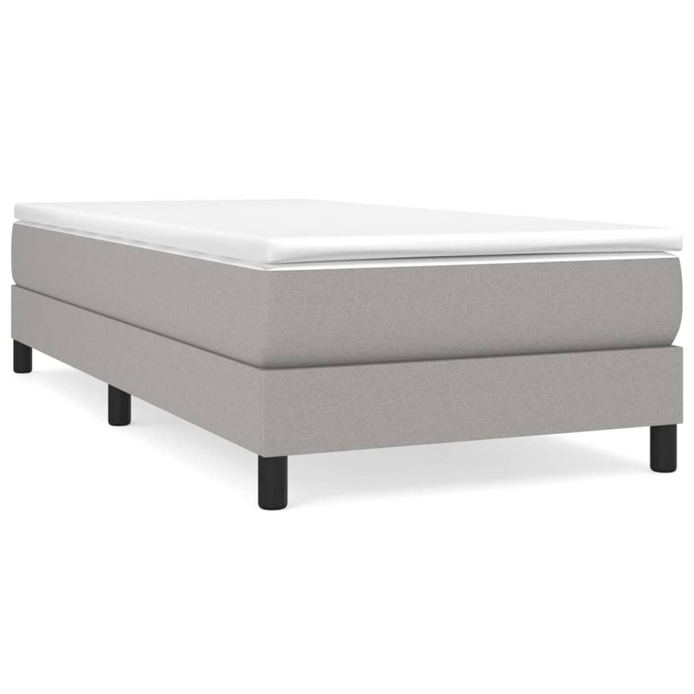 Boxspringframe stof lichtgrijs 80x200 cm - Griffin Retail