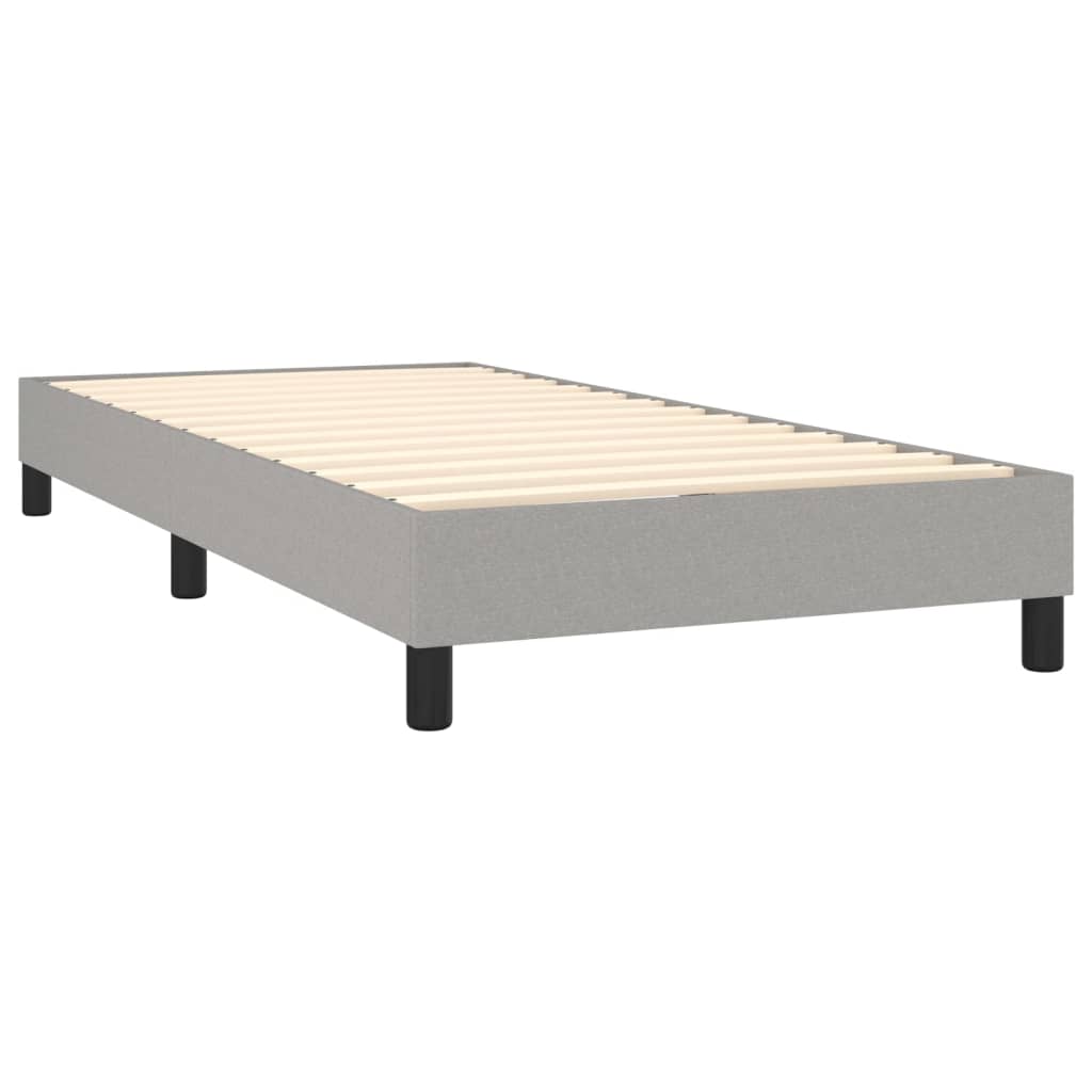 Boxspringframe stof lichtgrijs 90x190 cm - Griffin Retail