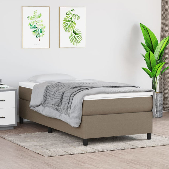 Boxspringframe stof taupe 100x200 cm - Griffin Retail