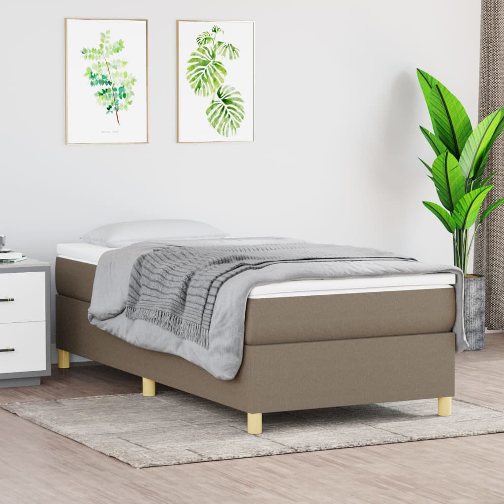 Boxspringframe stof taupe 100x200 cm - Griffin Retail