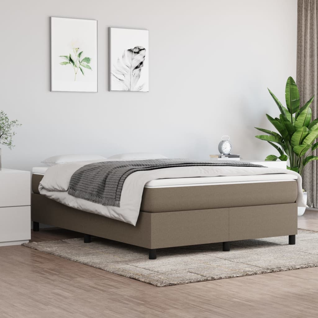 Boxspringframe stof taupe 140x190 cm - Griffin Retail