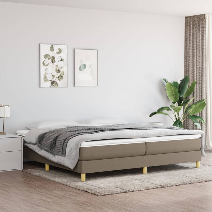 Boxspringframe stof taupe 200x200 cm - Griffin Retail