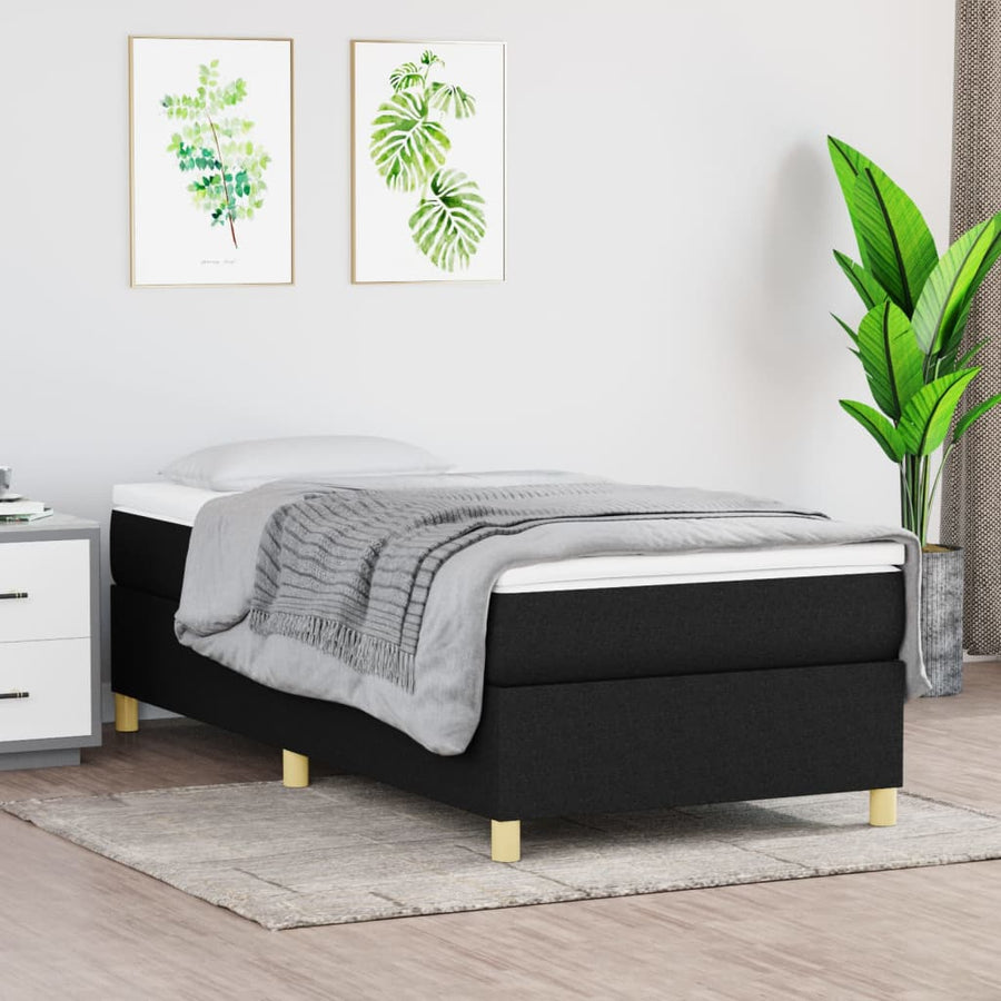 Boxspringframe stof zwart 100x200 cm - Griffin Retail