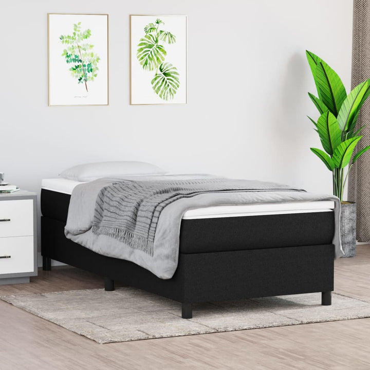 Boxspringframe stof zwart 100x200 cm - Griffin Retail