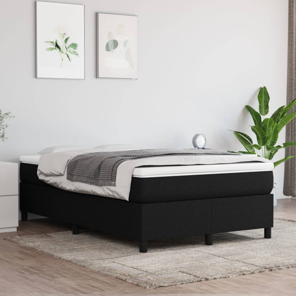 Boxspringframe stof zwart 120x200 cm - Griffin Retail