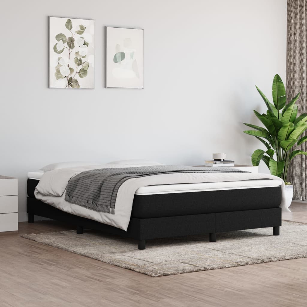 Boxspringframe stof zwart 140x190 cm - Griffin Retail