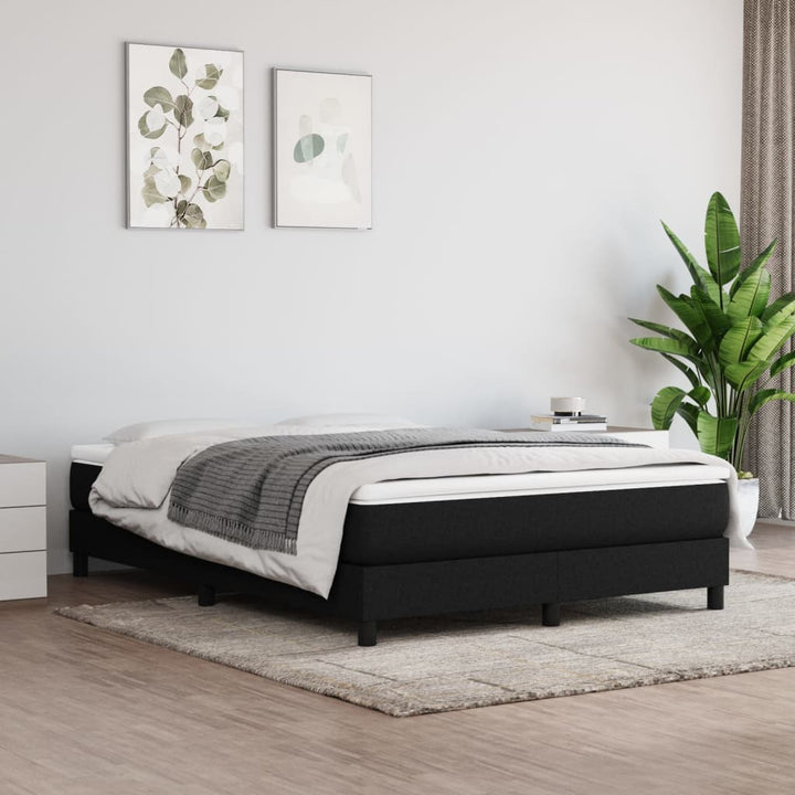 Boxspringframe stof zwart 140x200 cm - Griffin Retail