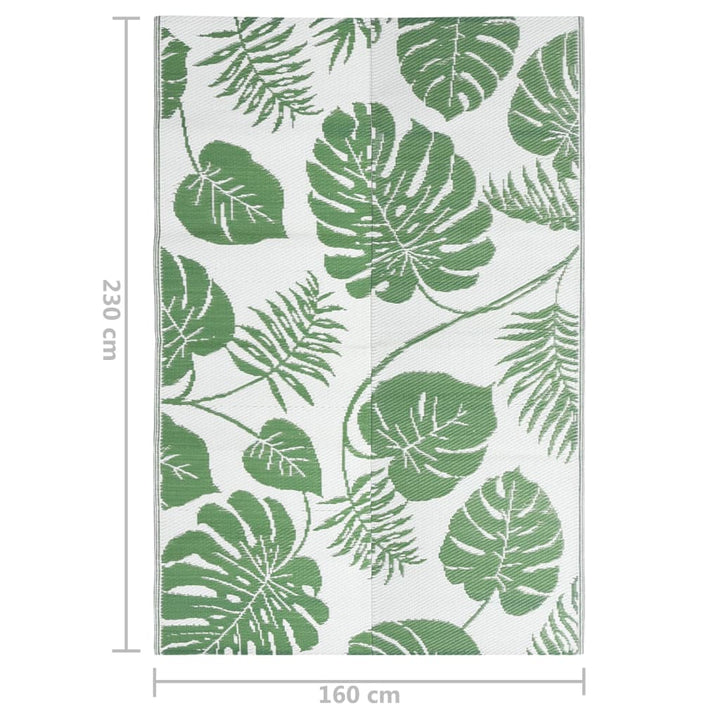 Buitenkleed 160x230 cm polypropeen groen - Griffin Retail