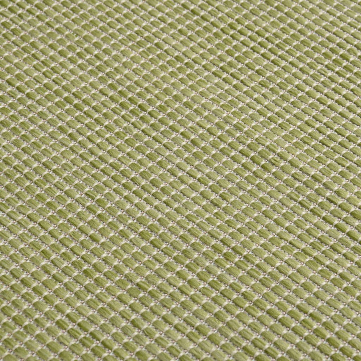 Buitenkleed platgeweven 100x200 cm groen - Griffin Retail