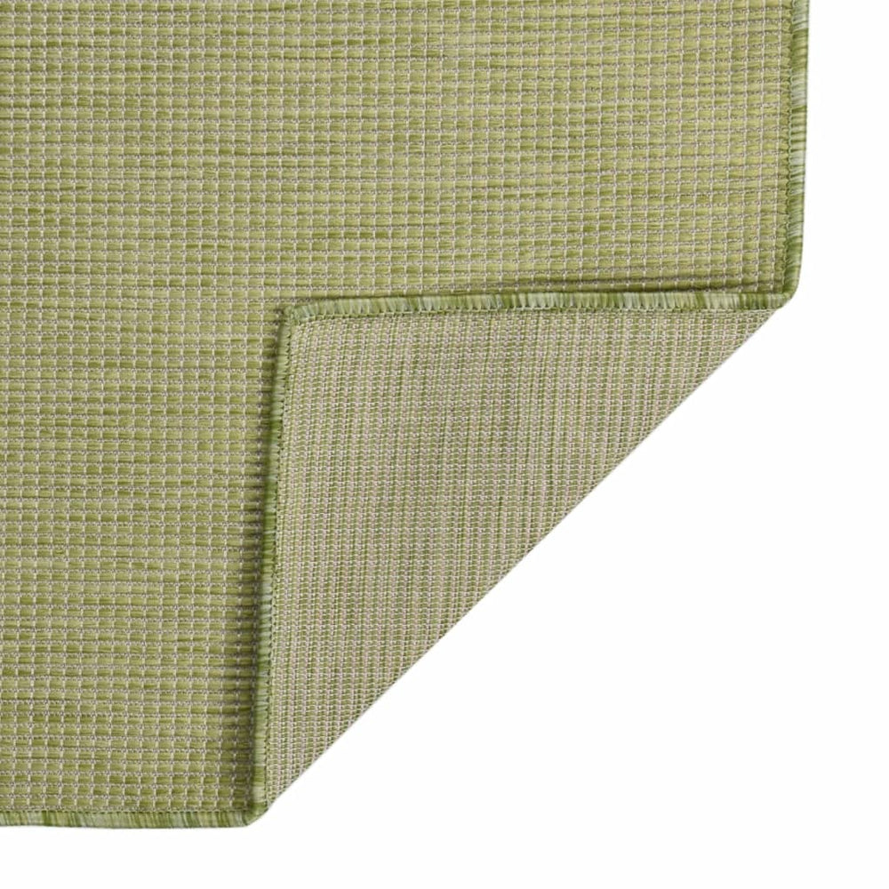 Buitenkleed platgeweven 120x170 cm groen - Griffin Retail