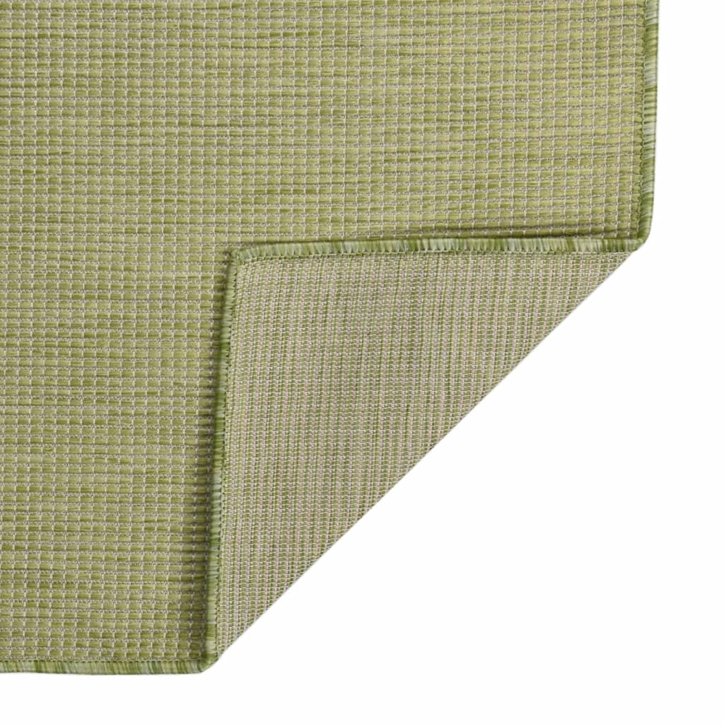 Buitenkleed platgeweven 120x170 cm groen - Griffin Retail