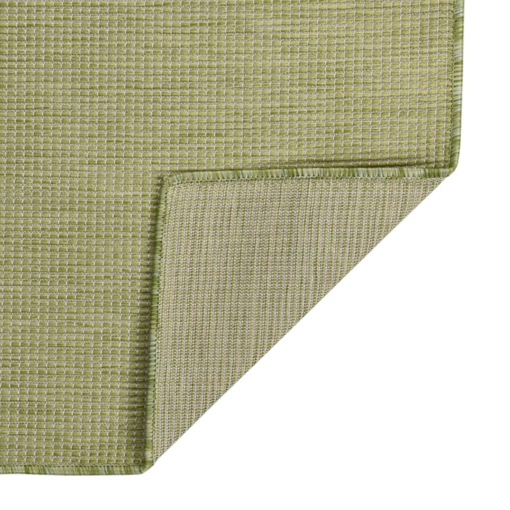 Buitenkleed platgeweven 200x280 cm groen - Griffin Retail