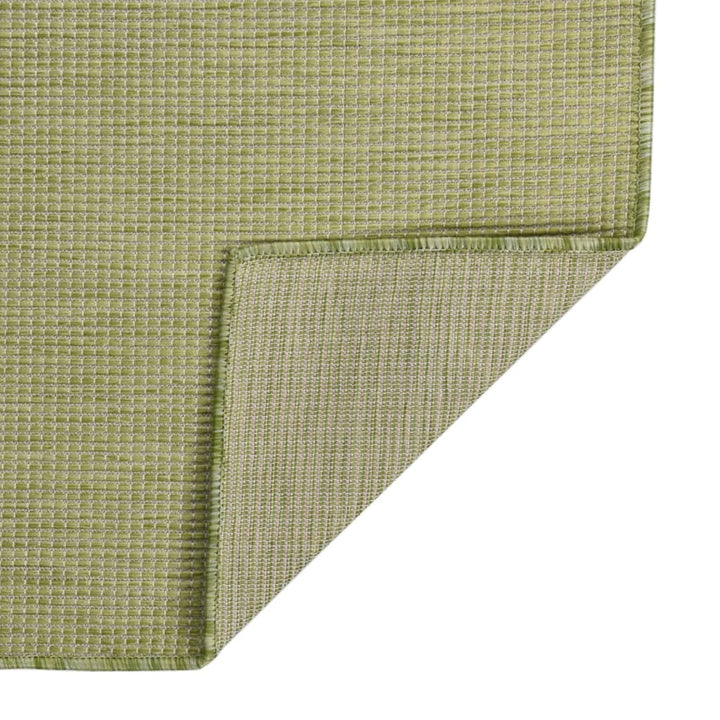 Buitenkleed platgeweven 80x150 cm groen - Griffin Retail