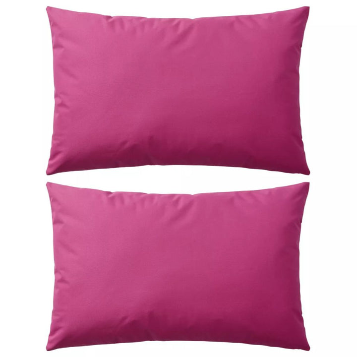 Buitenkussens 60x40 cm roze 2 st - Griffin Retail