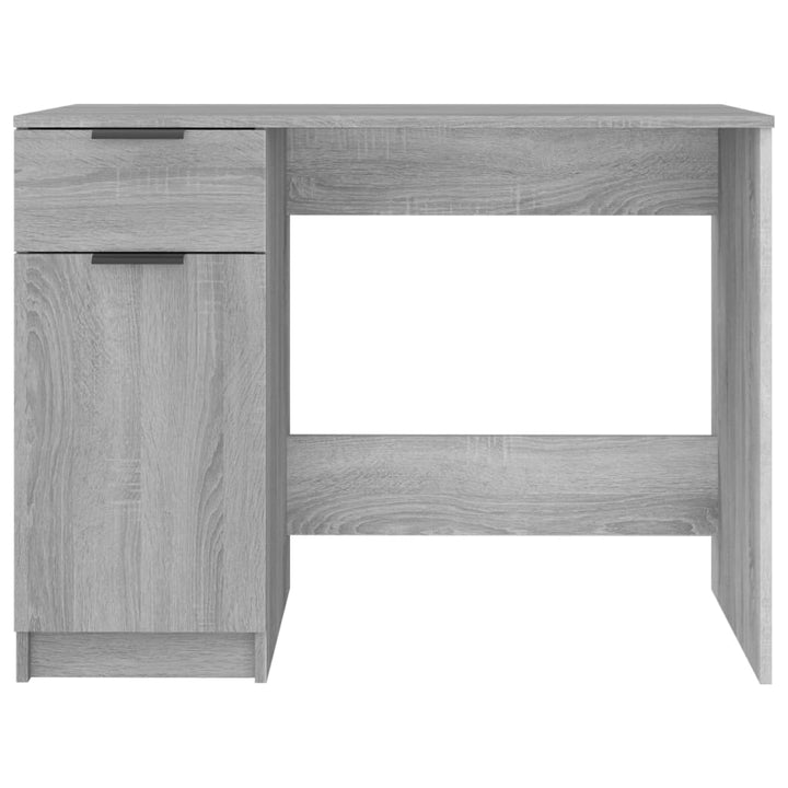 Bureau 100x50x75 cm bewerkt hout grijs sonoma eikenkleurig - Griffin Retail