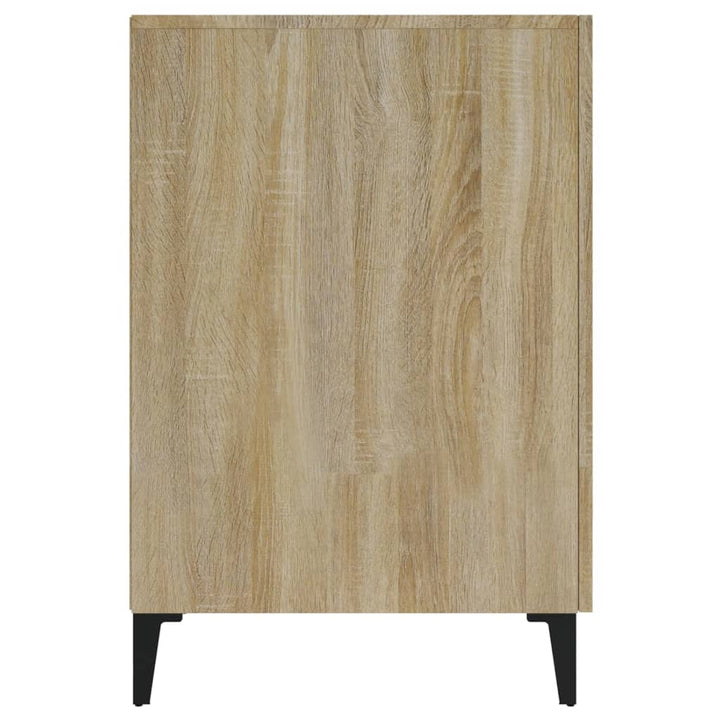 Bureau 140x50x75 cm bewerkt hout sonoma eikenkleurig - Griffin Retail