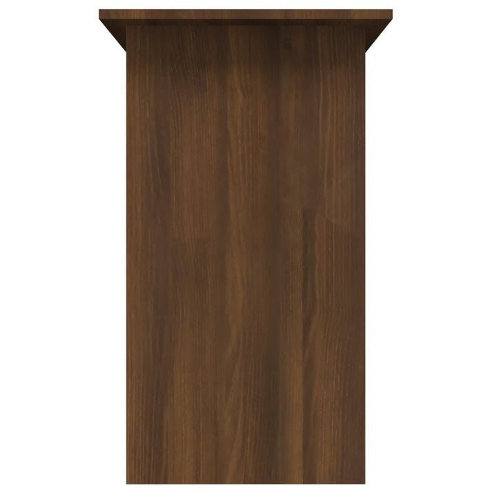 Bureau 80x45x74 cm bewerkt hout bruineikenkleurig - Griffin Retail