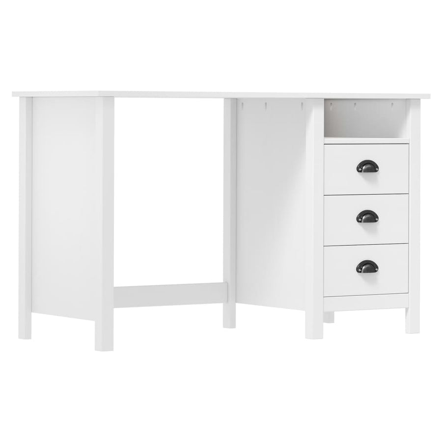 Bureau Hill Range met 3 lades 120x50x74 cm massief grenenhout - Griffin Retail