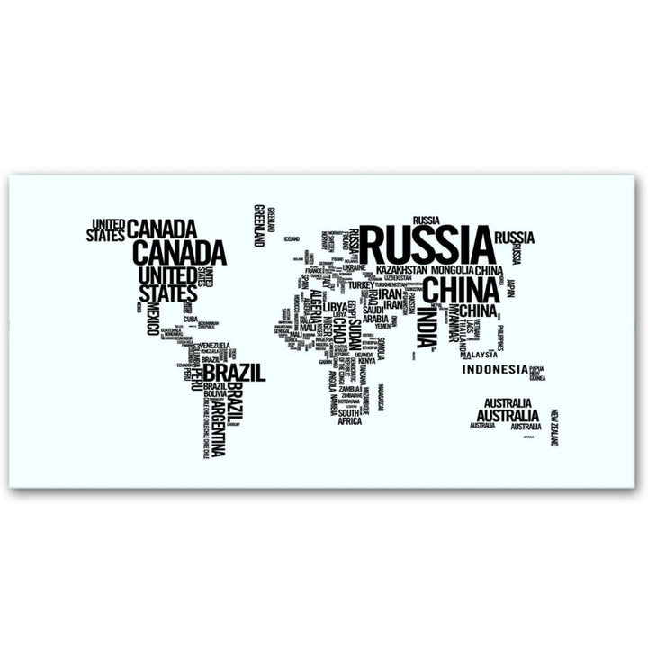 Bureau met wereldkaart opdruk (rechthoekig) - Griffin Retail