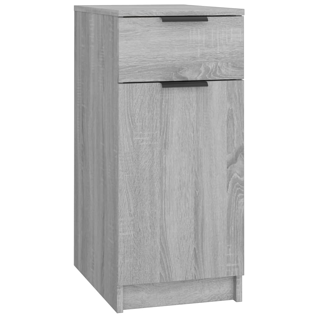 Bureaukast 33,5x50x75 cm bewerkt hout grijs sonoma eikenkleurig - Griffin Retail