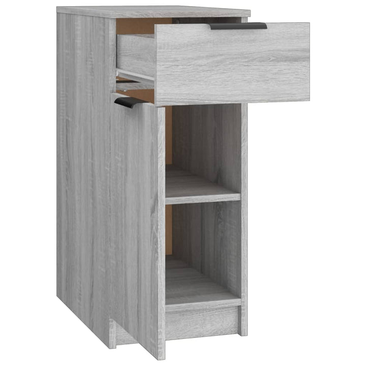 Bureaukast 33,5x50x75 cm bewerkt hout grijs sonoma eikenkleurig - Griffin Retail