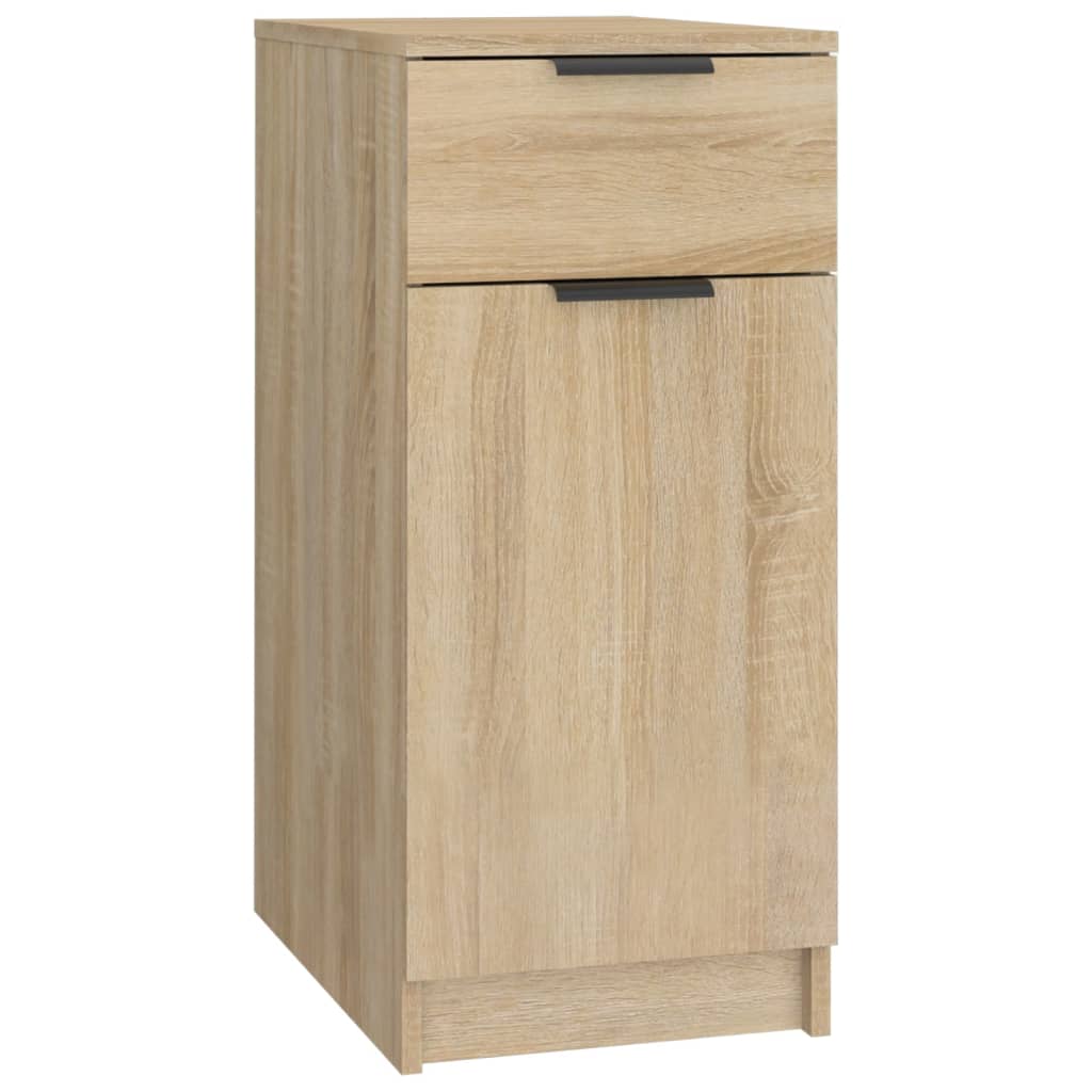 Bureaukast 33,5x50x75 cm bewerkt hout sonoma eikenkleurig - Griffin Retail