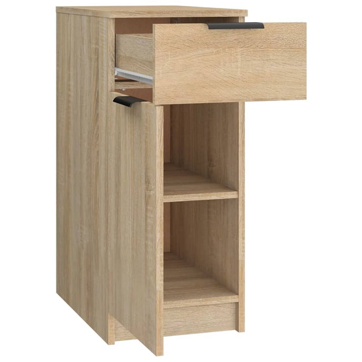 Bureaukast 33,5x50x75 cm bewerkt hout sonoma eikenkleurig - Griffin Retail