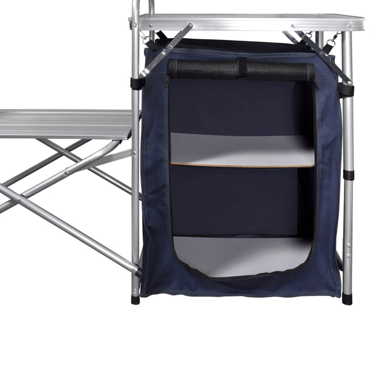 Campingkeuken inklapbaar met aluminium windscherm - Griffin Retail