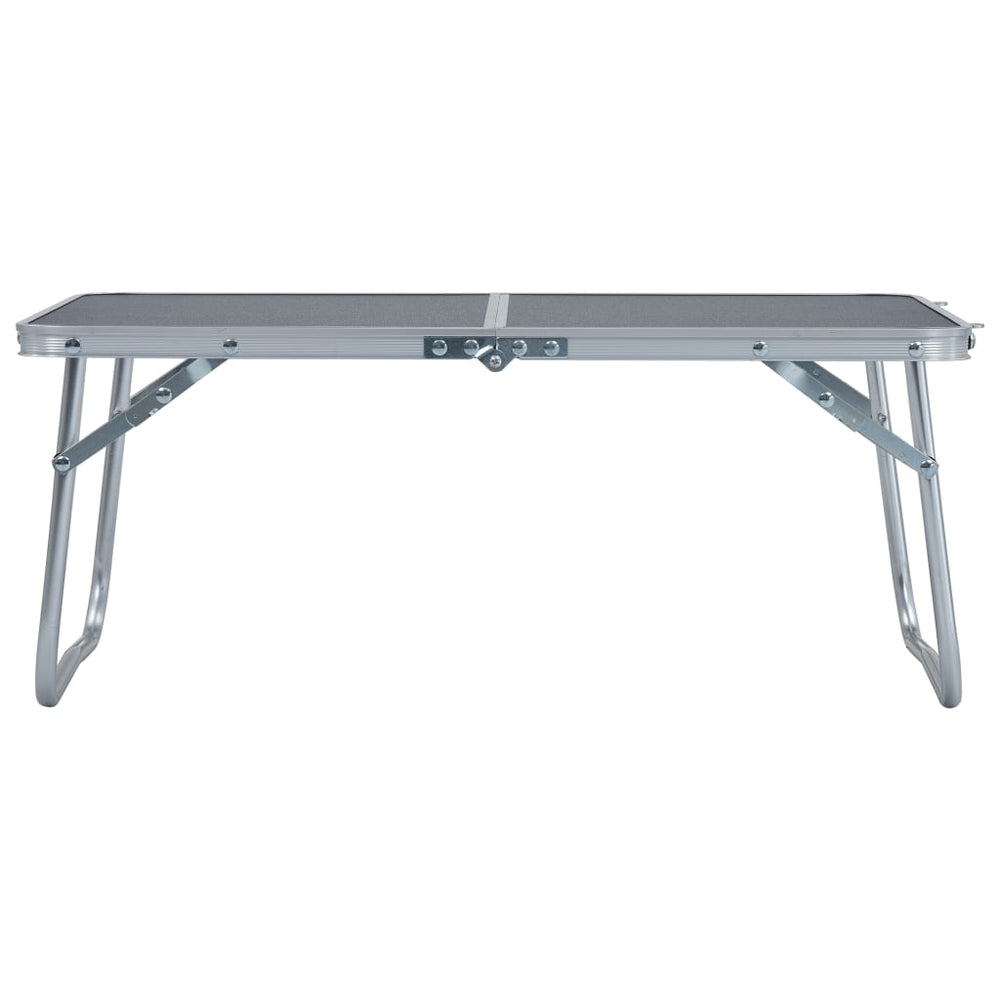 Campingtafel inklapbaar 60x40 cm aluminium grijs - Griffin Retail