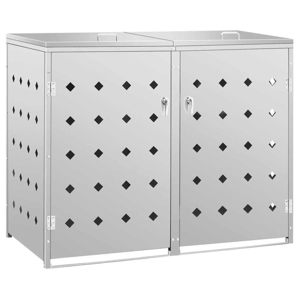 Containerberging dubbel 240 L roestvrij staal - Griffin Retail