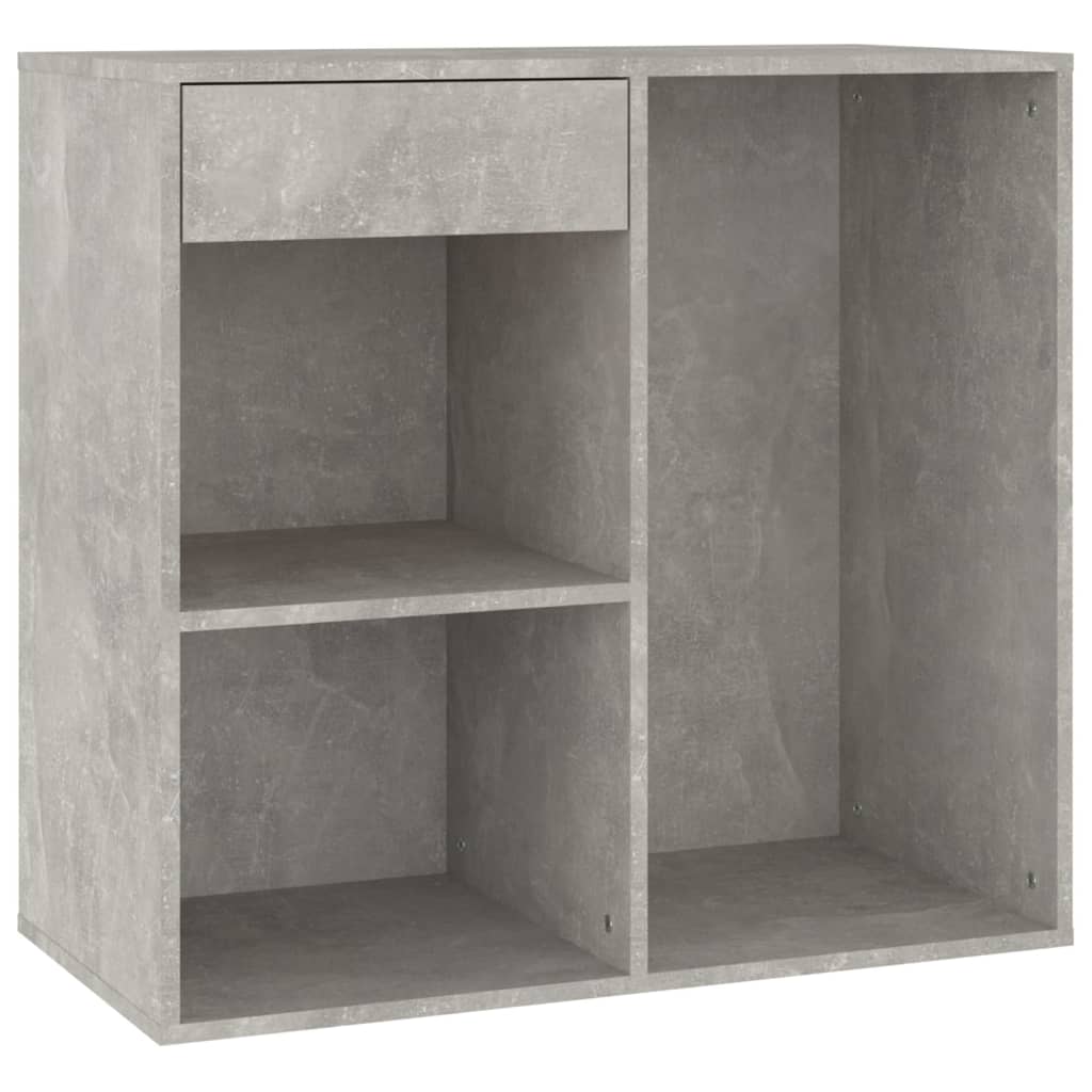 Cosmeticakast 80x40x75 cm bewerkt hout grijs - Griffin Retail