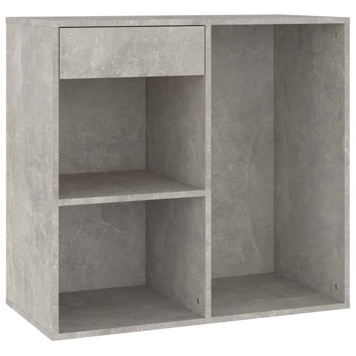 Cosmeticakast 80x40x75 cm bewerkt hout grijs - Griffin Retail