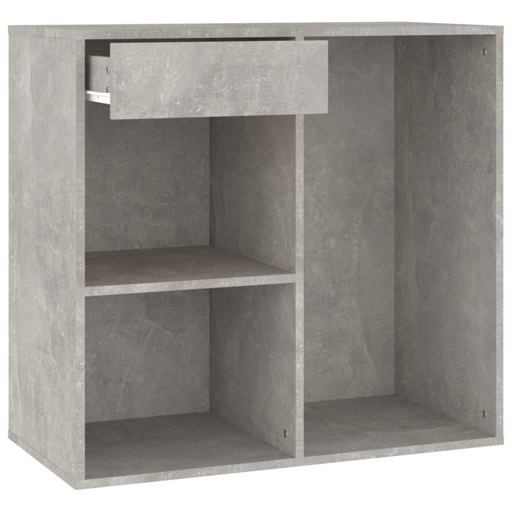 Cosmeticakast 80x40x75 cm bewerkt hout grijs - Griffin Retail