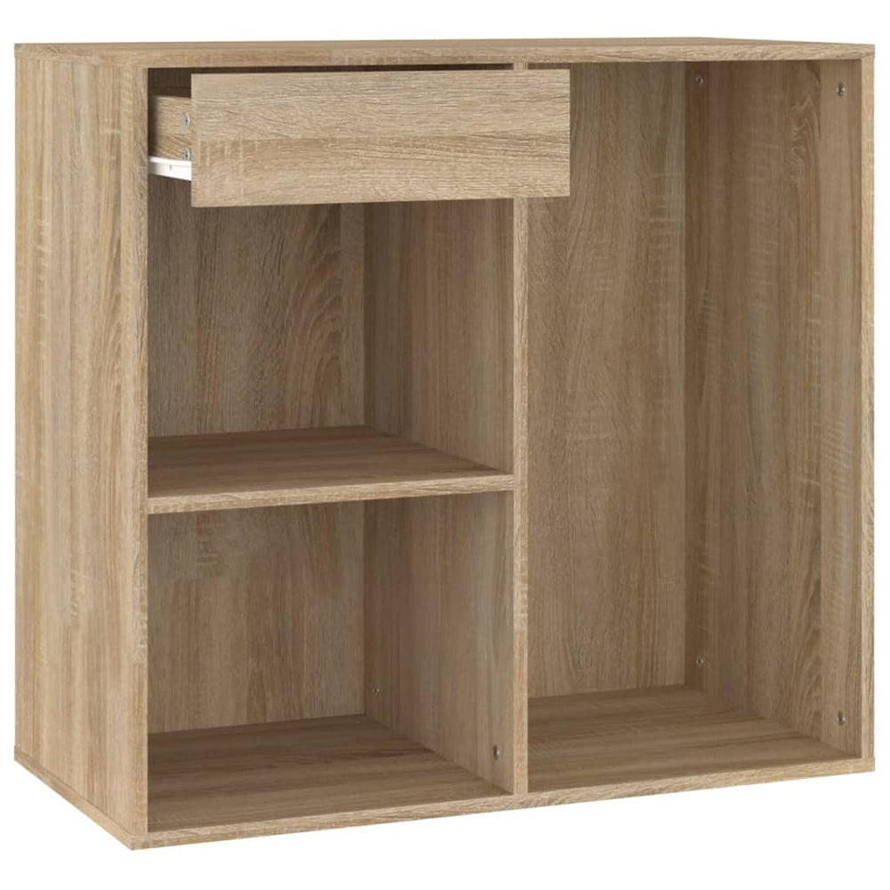 Cosmeticakast 80x40x75 cm bewerkt hout sonoma eikenkleurig - Griffin Retail