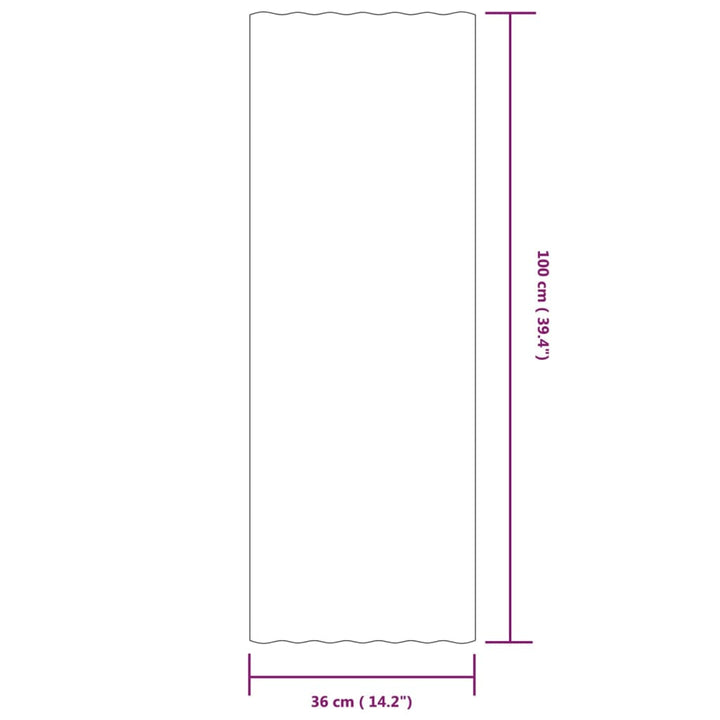 Dakpanelen 12 st 100x36 cm gepoedercoat staal antracietkleurig - Griffin Retail