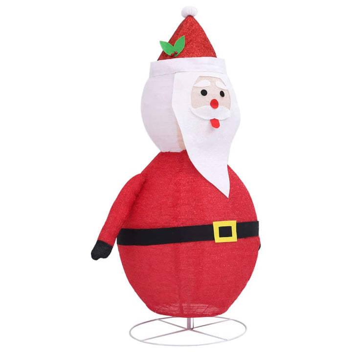 Decoratieve kerstman LED luxe stof 120 cm - Griffin Retail