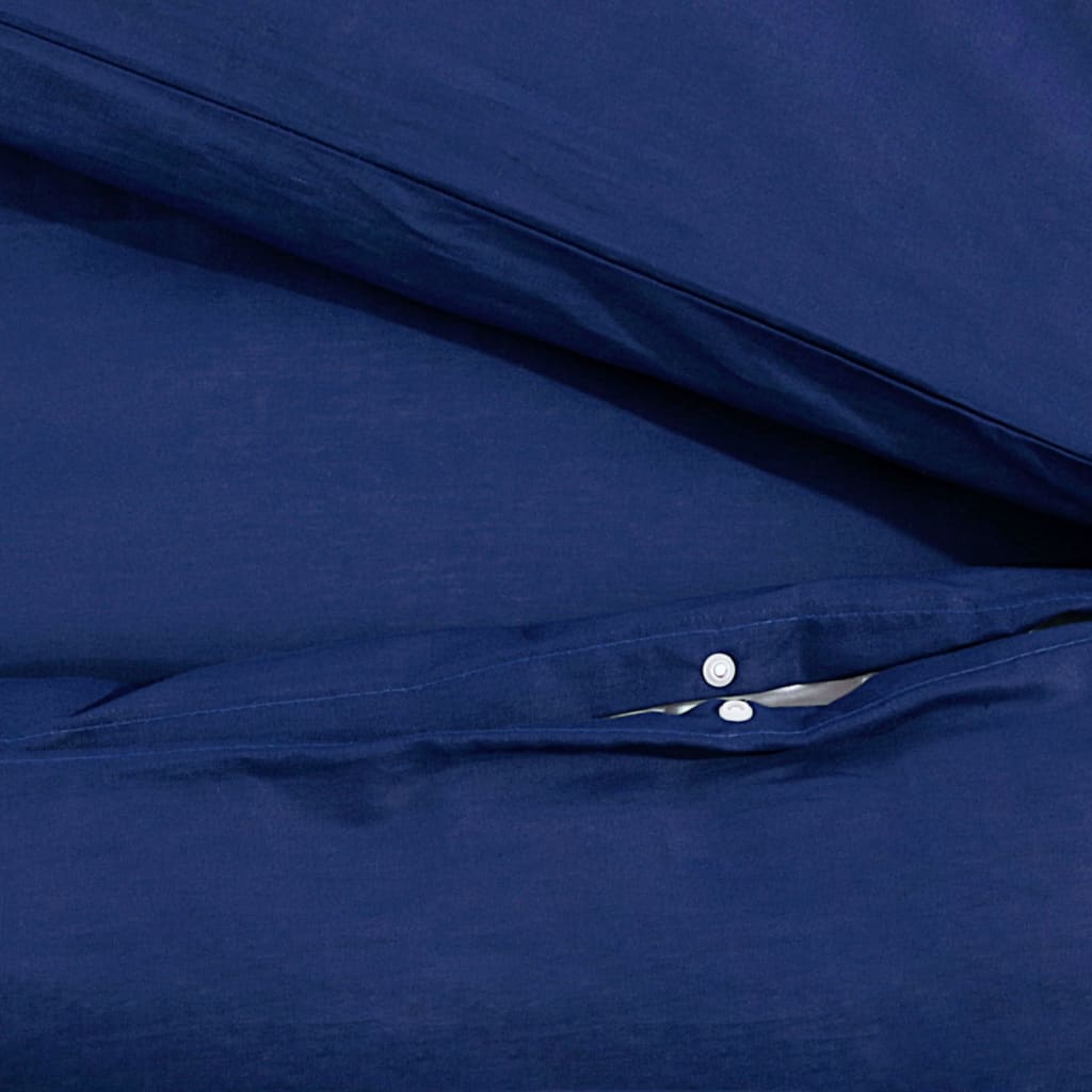 Dekbedovertrekset 135x200 cm microvezel marineblauw - Griffin Retail