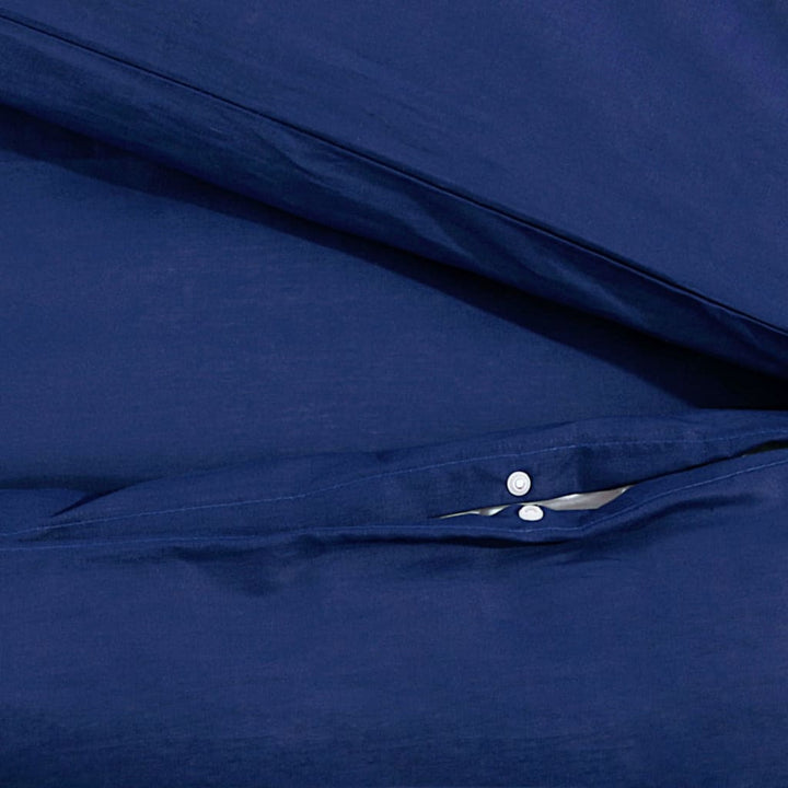 Dekbedovertrekset 135x200 cm microvezel marineblauw - Griffin Retail