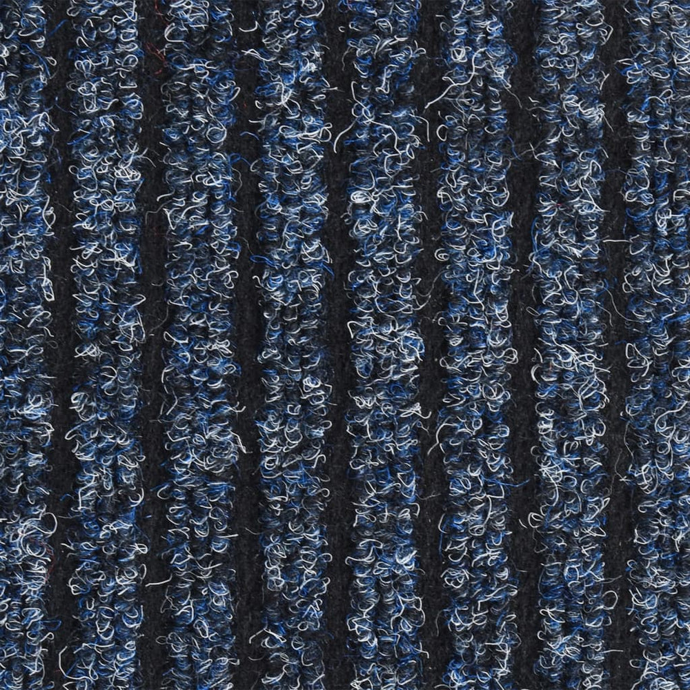 Deurmat 80x120 cm gestreept blauw - Griffin Retail
