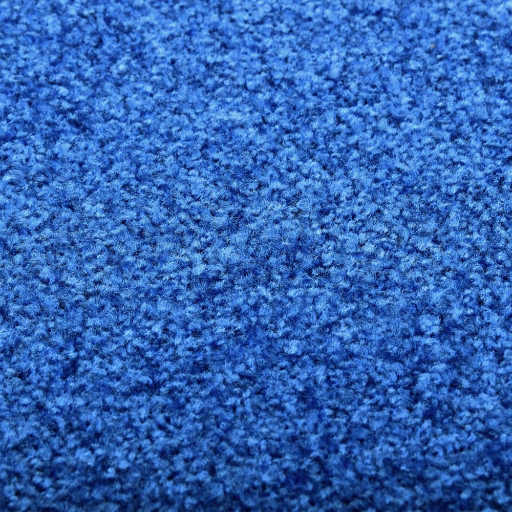Deurmat wasbaar 40x60 cm blauw - Griffin Retail