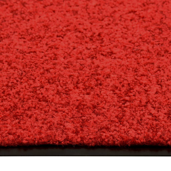 Deurmat wasbaar 40x60 cm rood - Griffin Retail